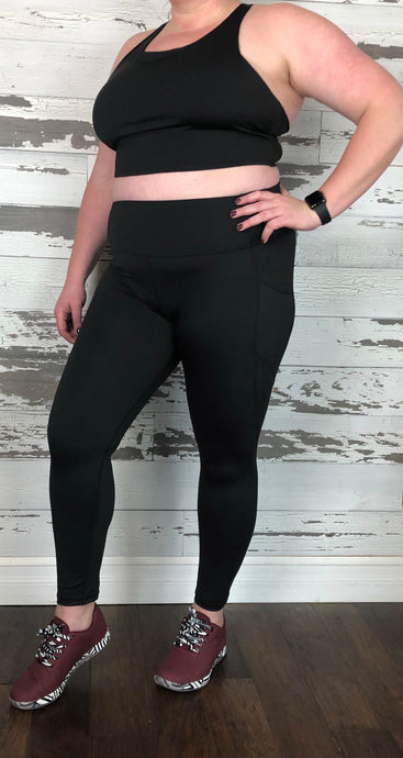 Feed The Wolf - Black High-Waisted Legging Plus